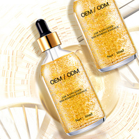 Sérum OEM à l'acide hyaluronique, au collagène et à la nicotinamide, booster anti-rides, sérum éclaircissant pour le visage à l'or 24 carats