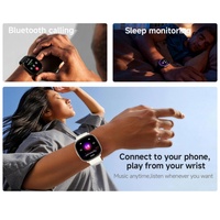 Reloj Inteligente HD17 Air 2026, Nuevo Modelo, Unisex, con Entrenamiento de Respiración, Monitor de Frecuencia Cardíaca, Sueño y Presión Arterial, Resistente al Agua, Llamadas por Bluetooth