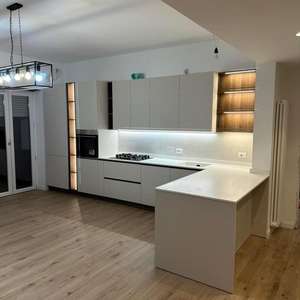 Armoires de <span class=keywords><strong>base</strong></span> de lavabo avec robinet, design moderne, cadre en aluminium modulaire, finition en verre et laque - Product Image 2