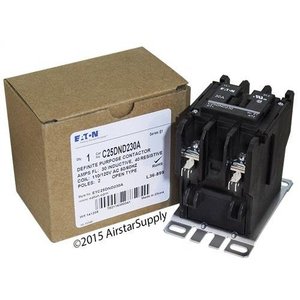 Contactor de CA Eaton C25DND230A de 2 polos y 30A, tipo abierto, para automatización industrial - Product Image 1