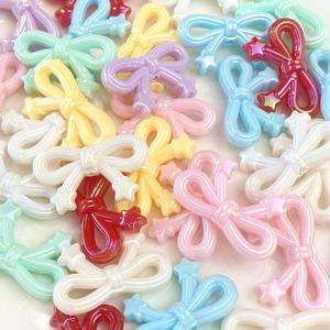 ठोस रंग Uv स्टार धनुष ऐक्रेलिक बेड्स डिय हेयर एक्सेसरीज कीचेन चरस ढीली बेड्स गहने बनाने की आपूर्ति - Product Image 4