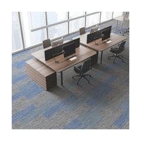 Dalles de moquette grises Tewwd, dalles de moquette pelucheuses, dalles de moquette shaggy, dalles de moquette brunes, dalles de moquette avec sous-couche 3 mm
