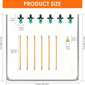 6-Nozzle Stainless Steel Folding Sprayer Boom 122" <strong>Spray</strong> Coverage ATV Sprayers Adjustable <strong>Spray</strong> Patterns Folding Design Easy - Product Image 3