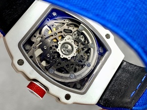 Reloj de pulsera mecánico automático de diseño de alta gama, multicolor y hueco, reloj mecánico de lujo y a la moda para hombre - Product Image 4