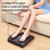 Masseur de pieds électrique, appareil de massage des pieds et des jambes avec fonction de pétrissage, chaleur et thérapie des pieds pour usage domestique