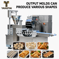 Machine industrielle multifonctionnelle pour la fabrication de raviolis, gyozas et samosas, économie de main-d'œuvre, 180 pièces/min, 380V, pour cuisine commerciale