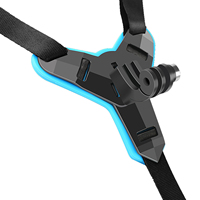 Casque en plastique léger Rotation à 360 degrés pour GoPro Hero 13/12/11/10/9/8/7/6/5 pour DJI Osmo Insta360 Mount pour menton
