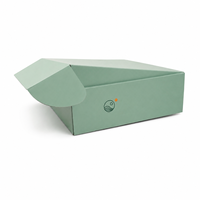 Boîte d'expédition avion en carton ondulé auto-érectible imprimée couleur double face personnalisée, vente en gros, carton postal recyclable