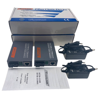 Offre Spéciale Htb-gs-03 Convertisseur de Média 10/100/1000M 25KM SC Rj45 Convertisseur de Média Fibre Optique Gigabit
