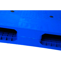 Palette en plastique PP double face robuste avec renfort en acier, antidérapante, palettes en plastique bon marché, haute qualité, empilable sur rack
