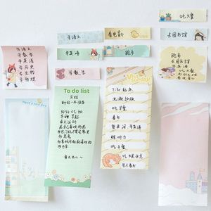 Cute Stationery Set Sticky Notes Set Kawaii School Supplies <b>Memo</b> <b>Pads</b> Magnet Buckle - Product Image 5