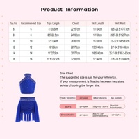 Vente en gros de vêtements de danse sur scène pour filles 6-16 ans personnalisés justaucorps vêtements de danse pour enfants Costumes de danse pour enfants