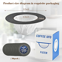 Machine d'emballage de café filtre UFO à haute précision automatique avec filtre interne et externe