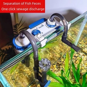 YBF-500 sunsun Aquarium Lọc treo trên Fish Tank <span class=keywords><strong>Canister</strong></span> lọc bên ngoài cá chất thải Collector - Product Image 4