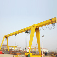 Grue à portique extérieure robuste de 10 tonnes, type MH, type boîte, hauteur de levage de 6 à 20 m, avec moteur et boîte de vitesses
