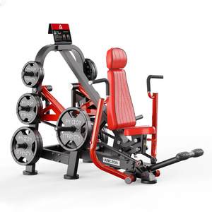 Attrezzatura Fitness Panata in Acciaio, Set Completo per Panca Piana, Vogatore Seduto, Chest Fly, Allenamento Schiena, Sollevamento Fianchi, Allenatore per Forza Gambe, Palestra - Product Image 5