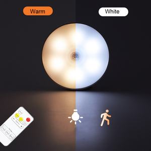 ไฟติดผนังบันไดทางเดิน 10 หลอด LED ปรับได้ แบตเตอรี่ 1000mAh ชาร์จได้ พร้อมเซ็นเซอร์ตรวจจับความเคลื่อนไหว ไฟกลางคืนสำหรับตู้ พร้อมรีโมทคอนโทรล - Product Image 3