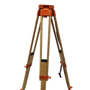 Trépied en bois massif pour instrument de nivellement, station totale, topographie et cartographie avec accessoires de support d'extension - Product Image 3