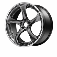 Jantes en alliage d'aluminium chromé forgées sur mesure AL13 RS190 en deux parties pour M3 M4 Camaro Corvette pour voiture de tourisme