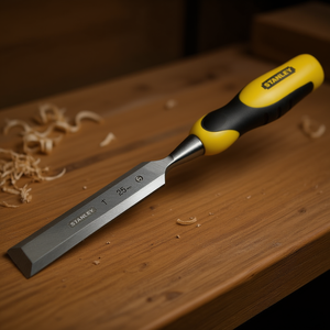 Cincel para madera Stanley de 25 mm con mango ergonómico para tallado de precisión - Product Image 3