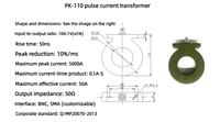 Le transformateur de courant PRBTEK PK peut remplacer le transformateur Pearson.