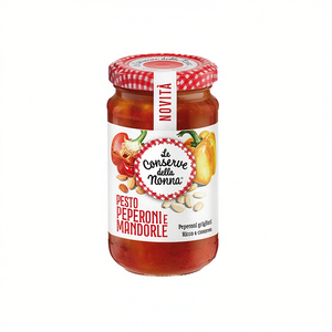Salsa Pesto Piccante alla Peperoncina e Mandorle della Nonna, Barattolo da 190g, Confezione da 12 - Product Image 2
