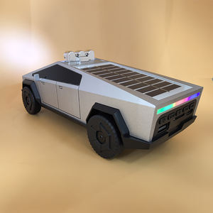 HM-998 Haut-parleur Bluetooth <span class=keywords><strong>de</strong></span> style automobile avec radio FM/TF/USB, recharge solaire, stéréo, basses puissantes, cadeau sportif, haut-parleur lumineux - Product Image 3