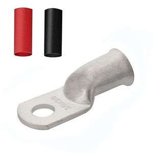 Embout de câble en cuivre AWG 10 avec gaine thermorétractable pour connexion électrique - Product Image 1