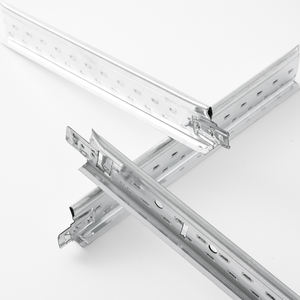 Fournisseur direct d'usine en gros, profilé <span class=keywords><strong>de</strong></span> plafond en acier galvanisé en forme <span class=keywords><strong>de</strong></span> T, ignifuge, résistant à la corrosion, installation facile pour - Product Image 6