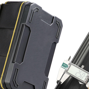 Wholesale <b>Large</b> Portable Thickened Electrician Tool Bag Wear-Resistant Canvas Multifunctional Zipper Closure Special Purpose Bag - Product Image 5