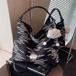 THK0519 Bolso de mensajero de doble uso de gran capacidad a la moda Bolso lindo impermeable Bolso de hombro versátil - Product Image 6