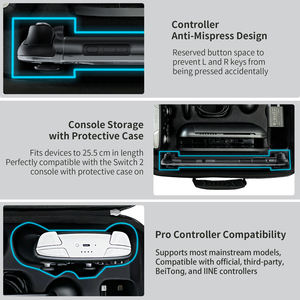 Étui de rangement de voyage ultime compatible avec les consoles de jeu populaires Sac de transport à coque rigide 18 fentes pour cartes de jeu Protection EVA - Product Image 5