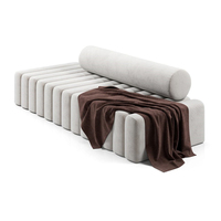 Ensemble de canapés italiens en velours pour l'intérieur Canapé Cloud haut de gamme pour villa Housses de canapés modernes de luxe Canapé trois places