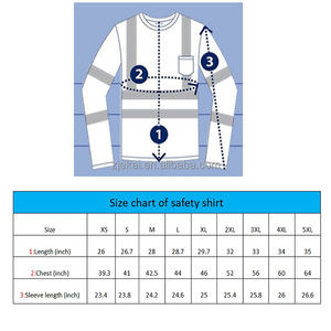 सेफ्टी क्लास 3 निर्माण कार्य, हाई स्लीव ब्लैक कलर वर्क सेफ्टी शर्ट - Product Image 3