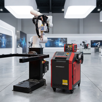 Machine de soudage au laser à fibre portable automatique, bras de robot collaboratif, robot de soudage à 6 axes pour métal