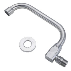Robinet de cuisine en acier inoxydable 304, 20 mm, à poignée unique pivotante, robinet universel pour évier - Product Image 1