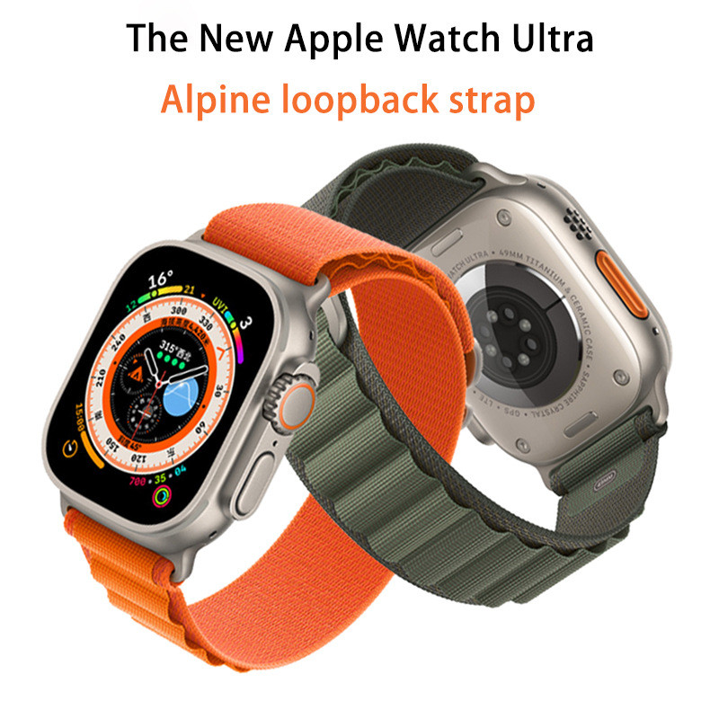 Alpine Loop Band For Apple Watch Strap 49 44 40 45 41 42 38 mm Bracelet iWatch Ultra Series 7 6 5 3 se 8 Nylon Sport Watchband