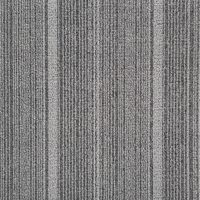 Dalles de moquette carrées en polypropylène (PP) à boucles, modernes et rayées, pour la vente en gros, usage commercial, bureaux, maisons, chambres et couloirs