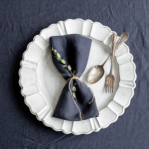 Commercio all'ingrosso semplice <span class=keywords><strong>tovaglia</strong></span> tinta tinta unita <span class=keywords><strong>e</strong></span> tovagliolo di puro lino di dimensioni personalizzate <span class=keywords><strong>set</strong></span> da cucina ristorante cena di nozze - Product Image 3