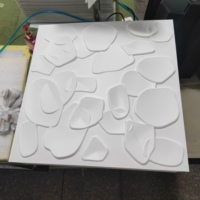 Hojas de Pvc ligeras de 1mm de espesor Paneles de Pvc de pared 3D blancos Fácil instalación y proyectos de bricolaje para el hogar