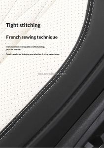 Coprisedili Auto in Pelle Nappa 5D con Ali Laterali per <span class=keywords><strong>Dacia</strong></span> Logan Spring <span class=keywords><strong>Duster</strong></span> Sandero, per Tutte le Stagioni, Decorazione Interna Auto Personale - Product Image 5