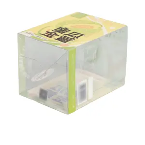 Customized Mini Clear Pet Transparent box PVC Acetate Packaging Plastic Boxes