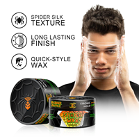 Cera para Cabello Texturizada Tipo Telaraña de Barbería, Marca Privada de Fábrica, con Certificación CPNP, GMPC y COA, Cera Mate para Cabello de Hombre con Logotipo Personalizado