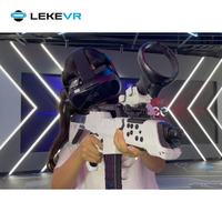 LEKE VR - Simulador de Disparos en Arena de Movimiento Libre, Latencia Cero, Multijugador, Plataforma Arcade 9D, Juego de Disparos de Realidad Virtual