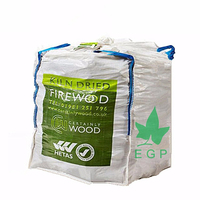 Sac Jumbo EGP 90x90x120 en PP pour sable, 1000 kg, 1 tonne, respirant, antistatique, FIBC, fond plat, capacité de chargement 1500 kg, tubulaire