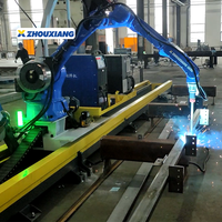 Robot de Soldadura de Alta Precisión para Astilleros, Estación de Trabajo Robótica de Soldadura Industrial Automática