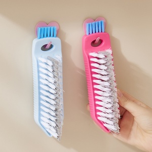 Cartoon Brush Triangular Floor Cleaning Brushes Multi Functional Triangular <b>Gap</b> Floor Corner Crevice Brush - Product Image 6