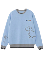 Pull en tricot personnalisé pour homme, col rond, design décontracté, motif jacquard, pull personnalisé pour homme