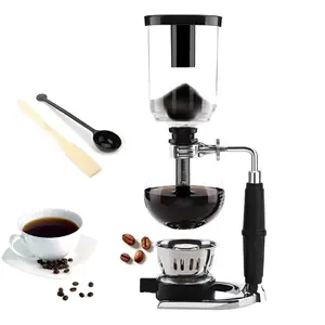 Ücretsiz örnek üretmektedir sıcak satış 3/ 5 bardak cam kahve sifon sayılan kahve sifon Espresso kahve makinesi