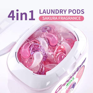 Capsules de lessive Greenlem Natural 4-en-1 Sakura - Grande capacité 60 unités, formule enzymatique végétale, compatible HE et écologique - Product Image 2
